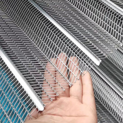 0.25mm 0,3mm Rib Lath Sheet SS Acero al carbono Metal Mesh Lath Sheet
