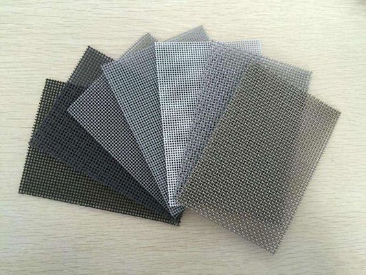 304 316 587 Ecrano de malla de seguridad para ventanas de malla de alambre tejido de metal
