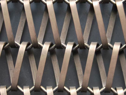 Tejido de malla de metal tejido arquitectónico Crear tejido Ss malla de alambre tejido