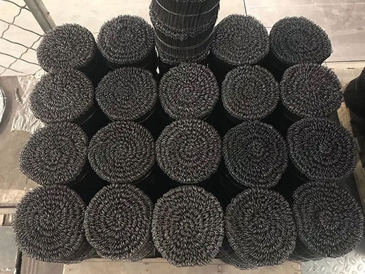 Enlaces de alambre de doble bucle galvanizado verde negro recocido 3 pulgadas - 40 pulgadas de longitud