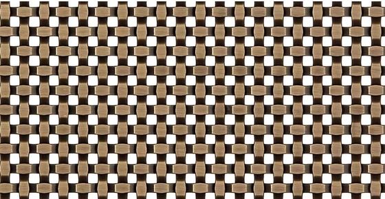 Construcción de la fachada de la malla de malla de pantalla decorativa de 1,2 mm a 4,0 mm de diámetro de alambre