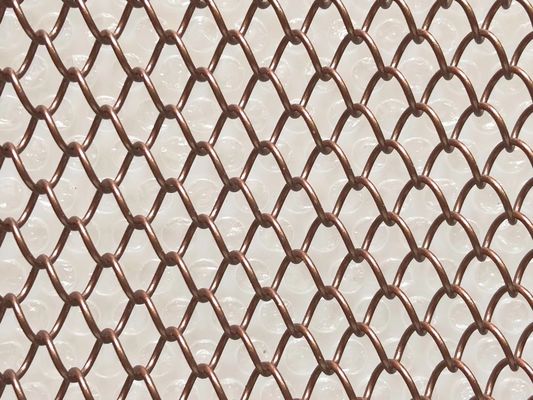 Red de pantalla decorativa duradera con diámetro de alambre de 1,0 mm y 1,2 mm para techos