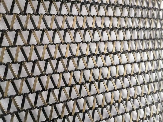 1 mm-1,2 mm de alambre de malla de pantalla decorativa para techos suspendidos