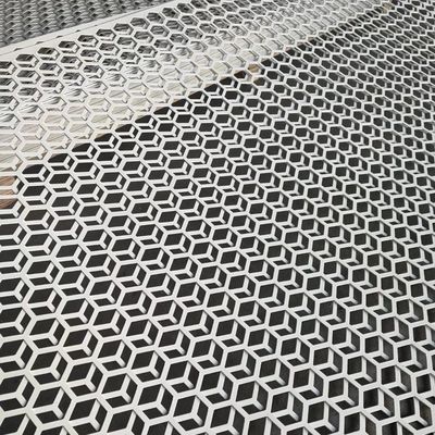 1.0mm malla de aluminio perforada hoja de malla de metal perforada duradera