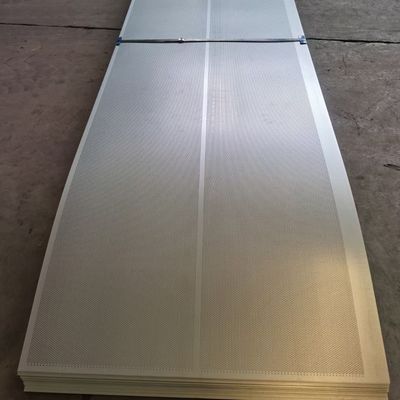 Acero perforado de malla de 450 mm de 0,2 mm de espesor paneles de pantalla de metal perforado