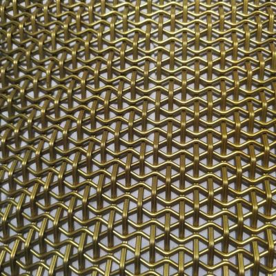 Pantalla de malla de alambre decorativa para aviarios Pantalla de malla metálica a prueba de fuego Decorativa