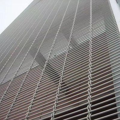 Pantalla de malla metálica arquitectónica transparente de 4 mm Diá de alambre a prueba de fuego