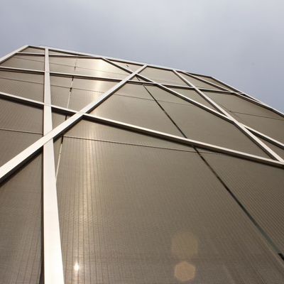 Pantalla de malla metálica arquitectónica transparente de 4 mm Diá de alambre a prueba de fuego