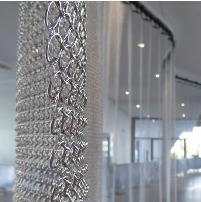 Cuadrícula de anillo de acero inoxidable para cortinas decorativas