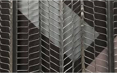 Rejas de red galvanizadas en ingeniería de la construcción