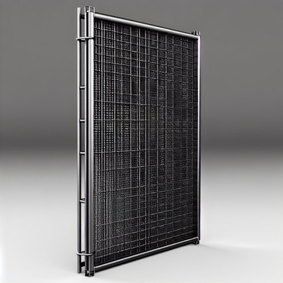 Acero inoxidable tejido de malla de alambre de pantalla Negro y duradero para sus soluciones comerciales