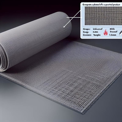 La malla de pantalla tejida a prueba de fuego y de cuchillo 1-635 para aplicaciones de larga duración 0.6mm 0.7mm 0.8mm 0.9mm 1.0mm 1.6mm