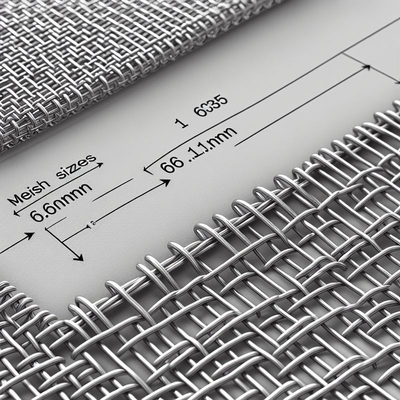 Malla de pantalla tejida 1-635mesh Diámetro del alambre natural 0.6mm 0.7mm 0.8mm 0.9mm 1.0mm 1.6mm