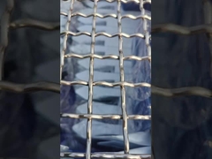 Pantalla de malla metálica decorativa que divide el espacio con apertura de 4 mm-10 mm